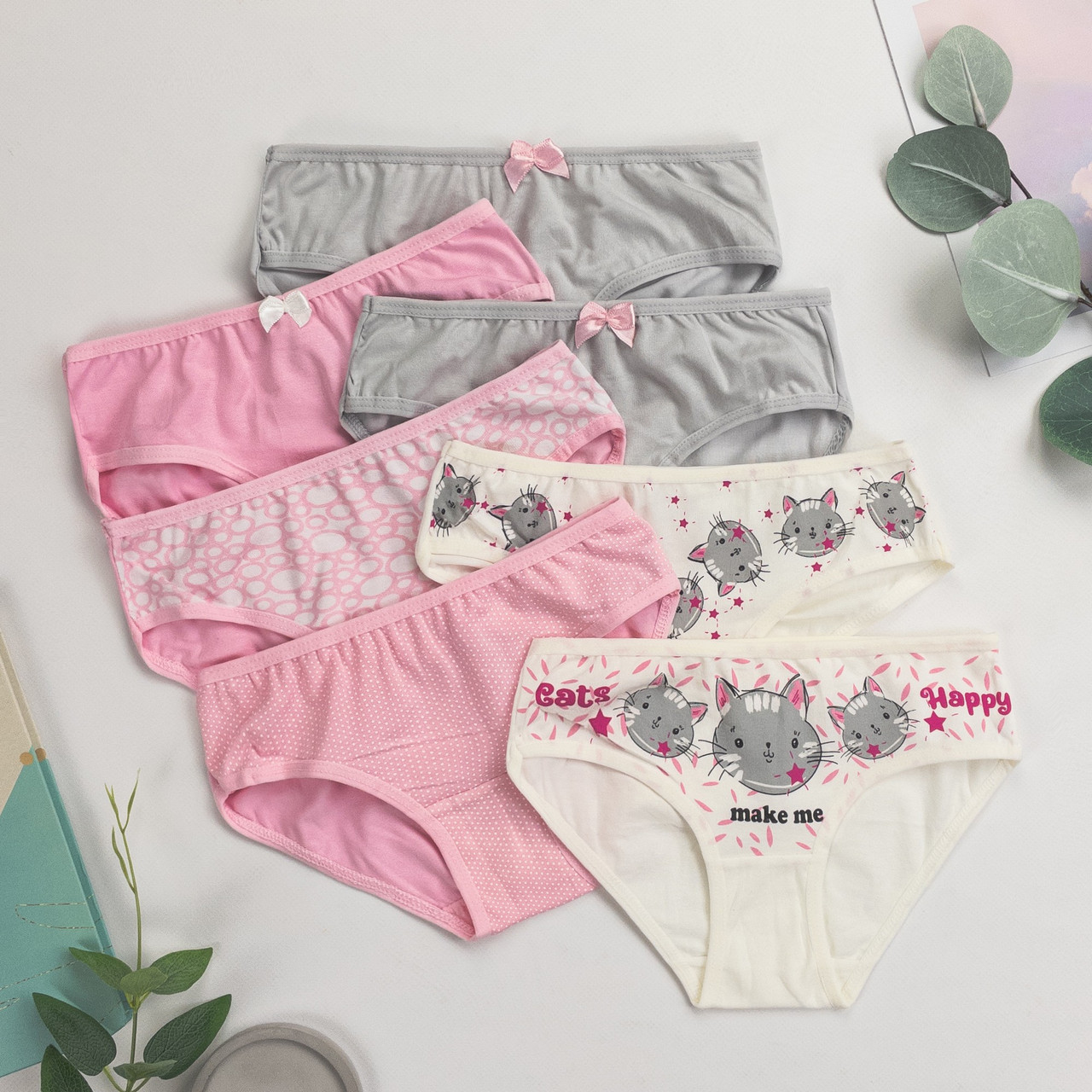 Труси сліпи дитячі тижневки Nicoleta (розміри: 3 роки, 6-7 років) Туреччина | 7 шт.