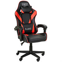 Крісло VR Racer Dexter Djaks чорний/червоний