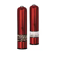 Набір електричних млинів для солі та перцю Berlinger Haus Metallic Line Burgundy Edition (BH-7217)