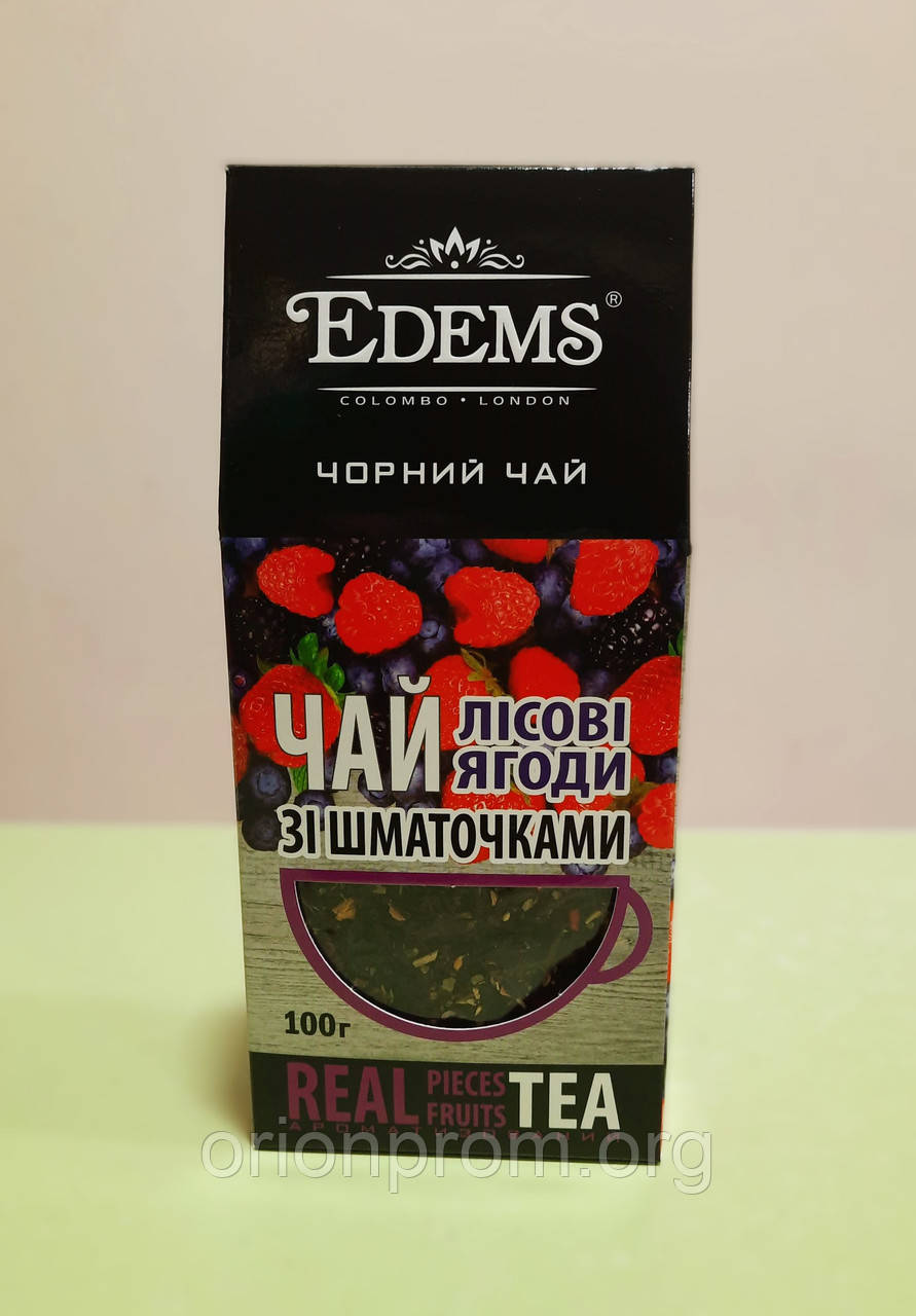 Чай Edems лісові ягоди 100 г чорний