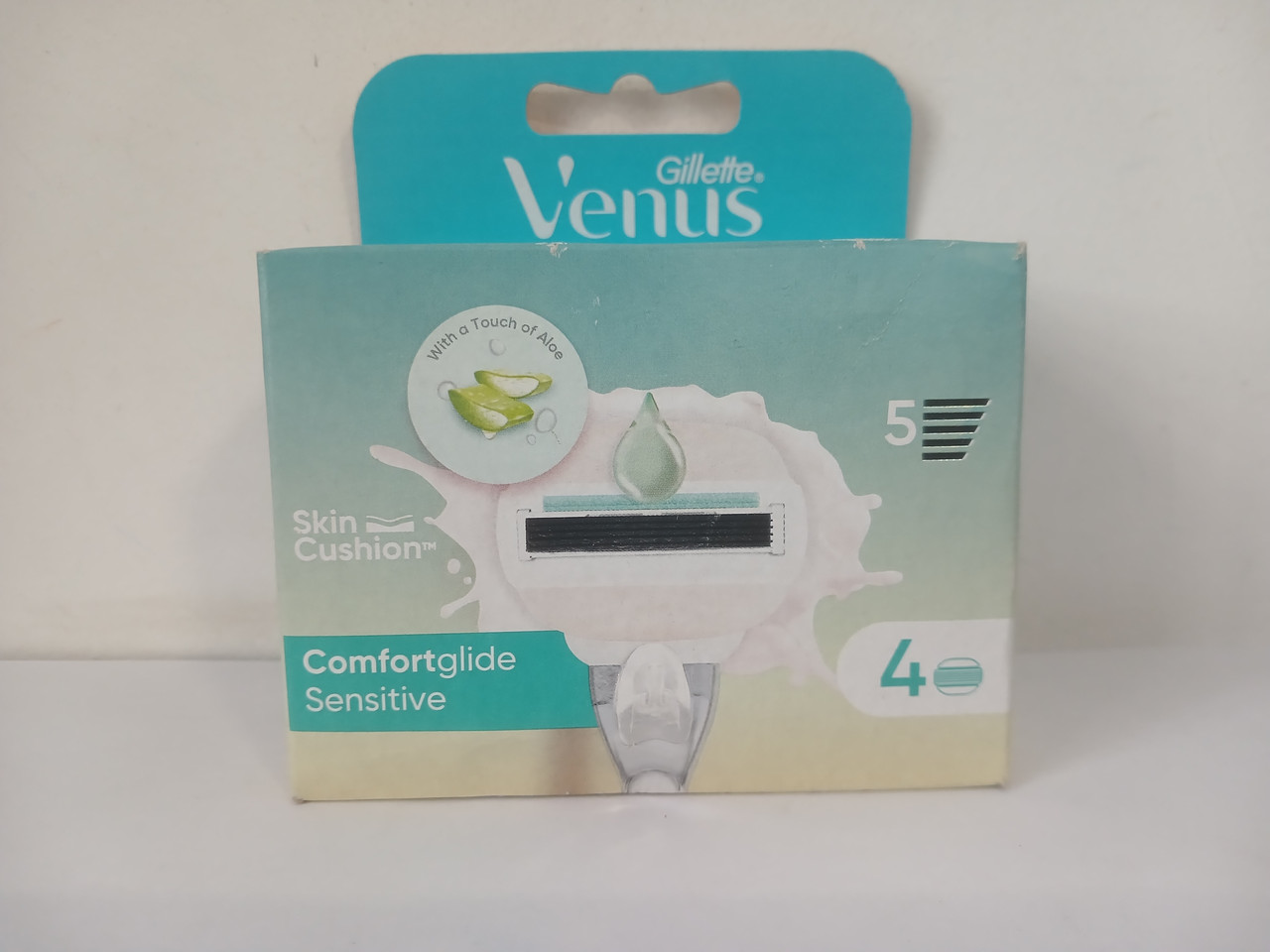 Касети жіночі для гоління Gillette Venus 5 Olay 4 штуки (Жилет Венус Олей Оригінал), фото 1