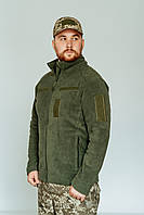 Флісова кофта піксель, хакі, мультикам на замку 42-76 розміри