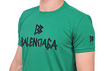 Футболка чоловіча Balenciaga 25-25Y-09506 зелена, фото 6