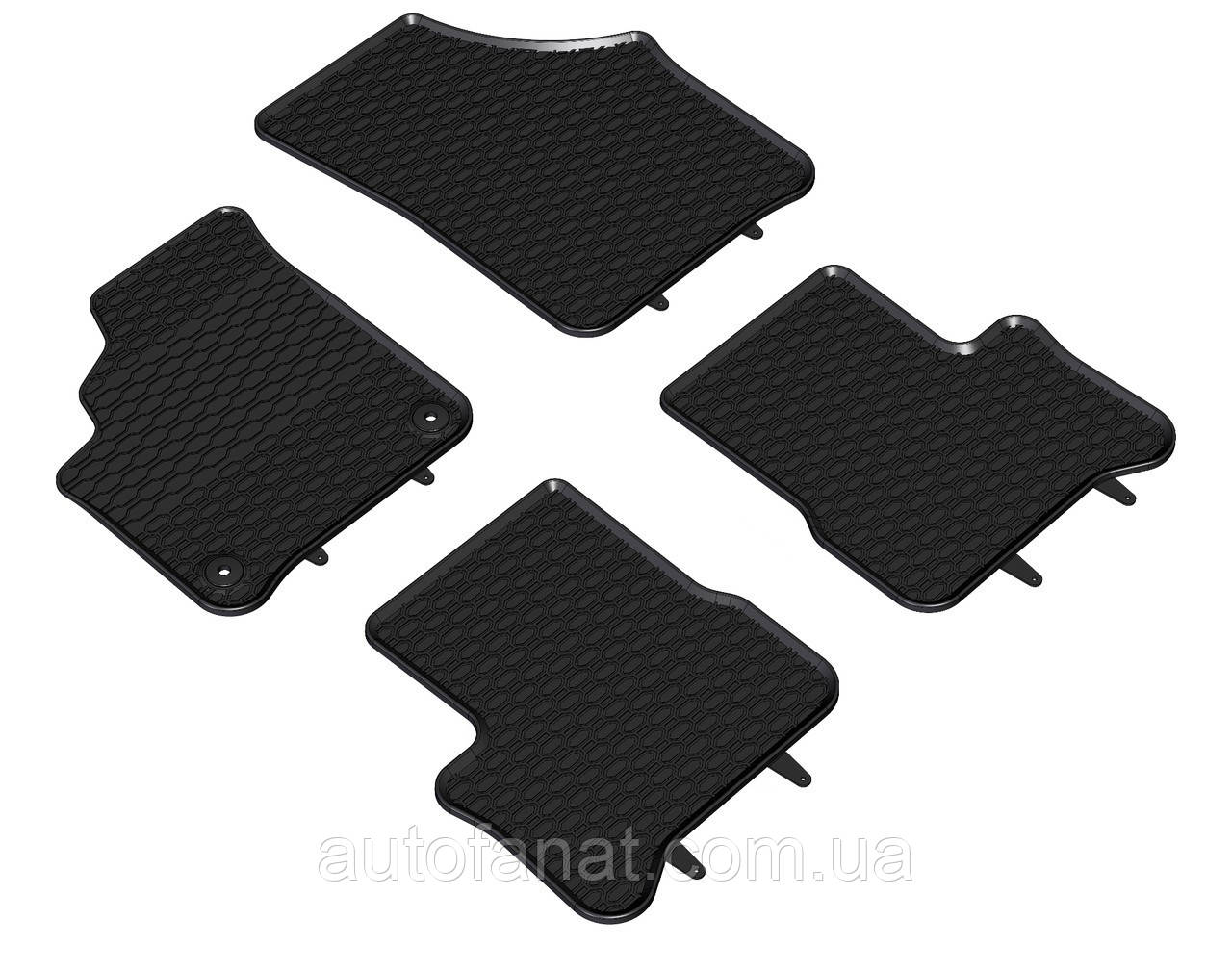 Килимки VW E-UP! 2019-2023, Skoda CITIGO-E iV 2019-2020, в салон гумові 4шт. Geyer & Hosaja Польща (909/4C), фото 1