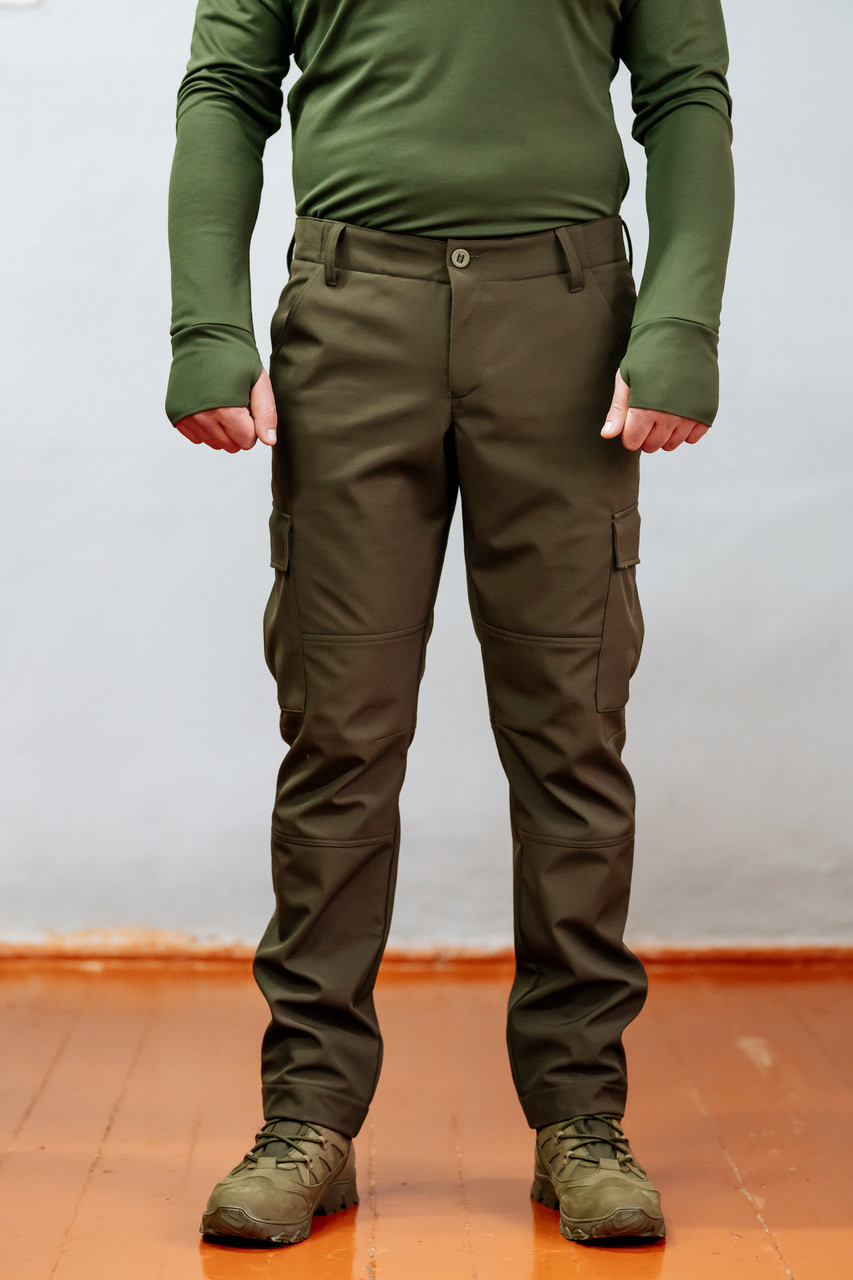 Тактичні утеплені штани softshell 42-78 розміри
