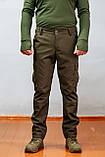 Тактичний водонепроникний костюм softshell хакі 42-76 розміри, фото 6