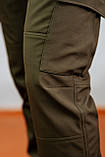 Тактичний водонепроникний костюм softshell хакі 42-76 розміри, фото 10
