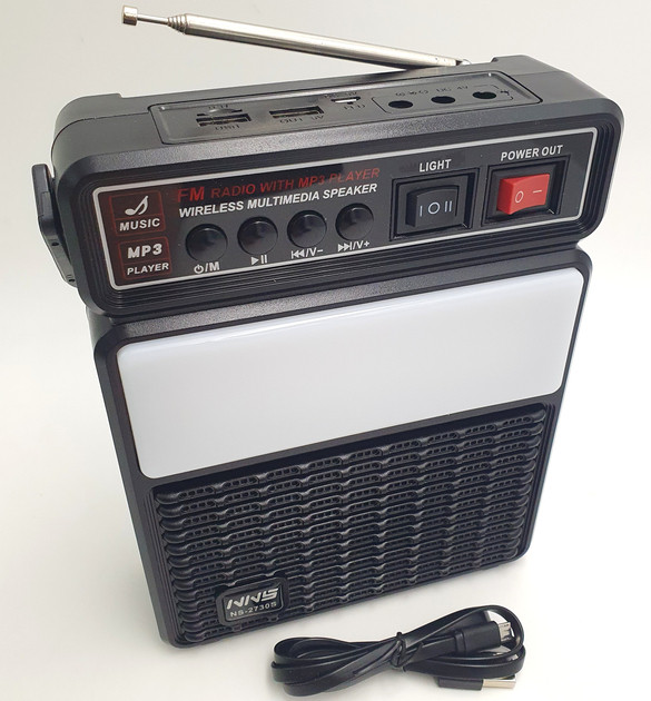 Ліхтар туристичний(сонячна панель)  NNC NS-2730(NS-8033LS)(радіо, MP3, Blyetooth)