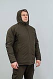 Теплий тактичний водонепроникний костюм softshell хакі 42-76 розміри, фото 4