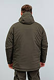 Теплий тактичний водонепроникний костюм softshell хакі 42-76 розміри, фото 8