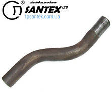 Відвід гнутий Ду 15 (1/2) (з довгою різьбою) сталевий, (качка)