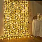 Гірлянда-штора з листям плюща SunLamp 3×3 м, 300 LED, USB, з пультом, фото 5