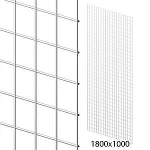 Сітка торговельна 100х180 см (осередок 50х50 мм, D2.5 мм), біла