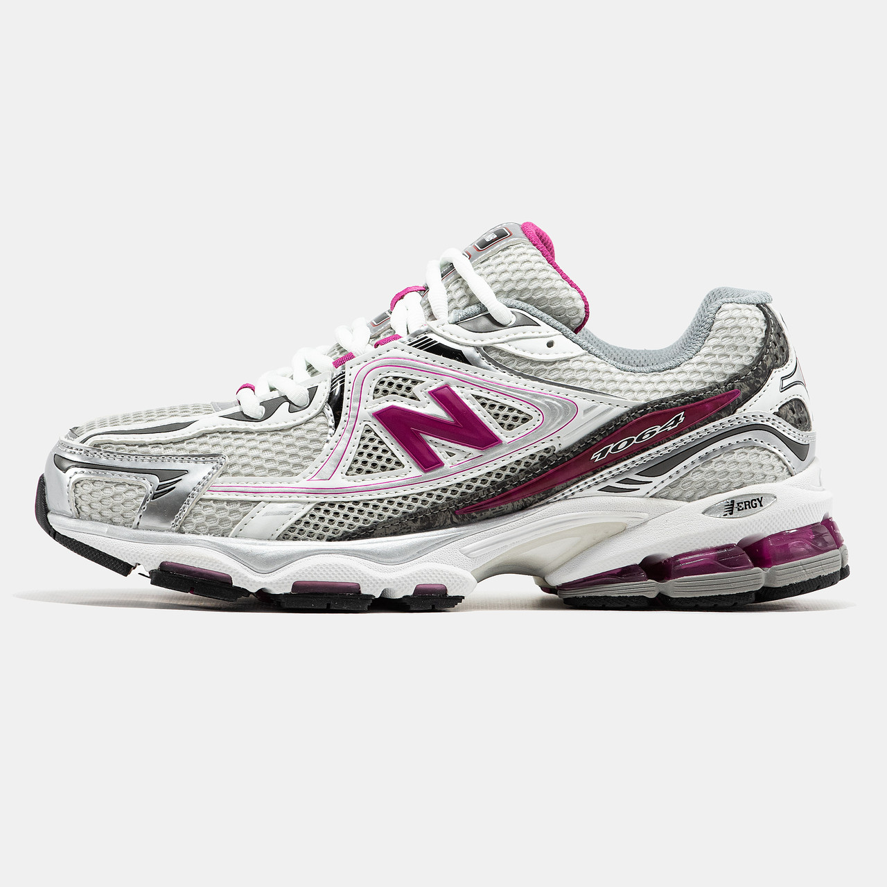 Чоловічі Кросівки New Balance 1064 White Silver Pink / Нью Беланс 1064 Білі з Сріблястим та Рожевим