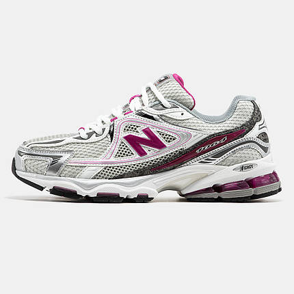 Чоловічі Кросівки New Balance 1064 White Silver Pink / Нью Беланс 1064 Білі з Сріблястим та Рожевим, фото 1