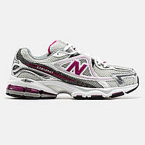 Чоловічі Кросівки New Balance 1064 White Silver Pink / Нью Беланс 1064 Білі з Сріблястим та Рожевим, фото 3