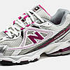 Чоловічі Кросівки New Balance 1064 White Silver Pink / Нью Беланс 1064 Білі з Сріблястим та Рожевим, фото 8