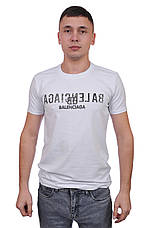 Футболка чоловіча Balenciaga 25-25Y-09510 біла, фото 3