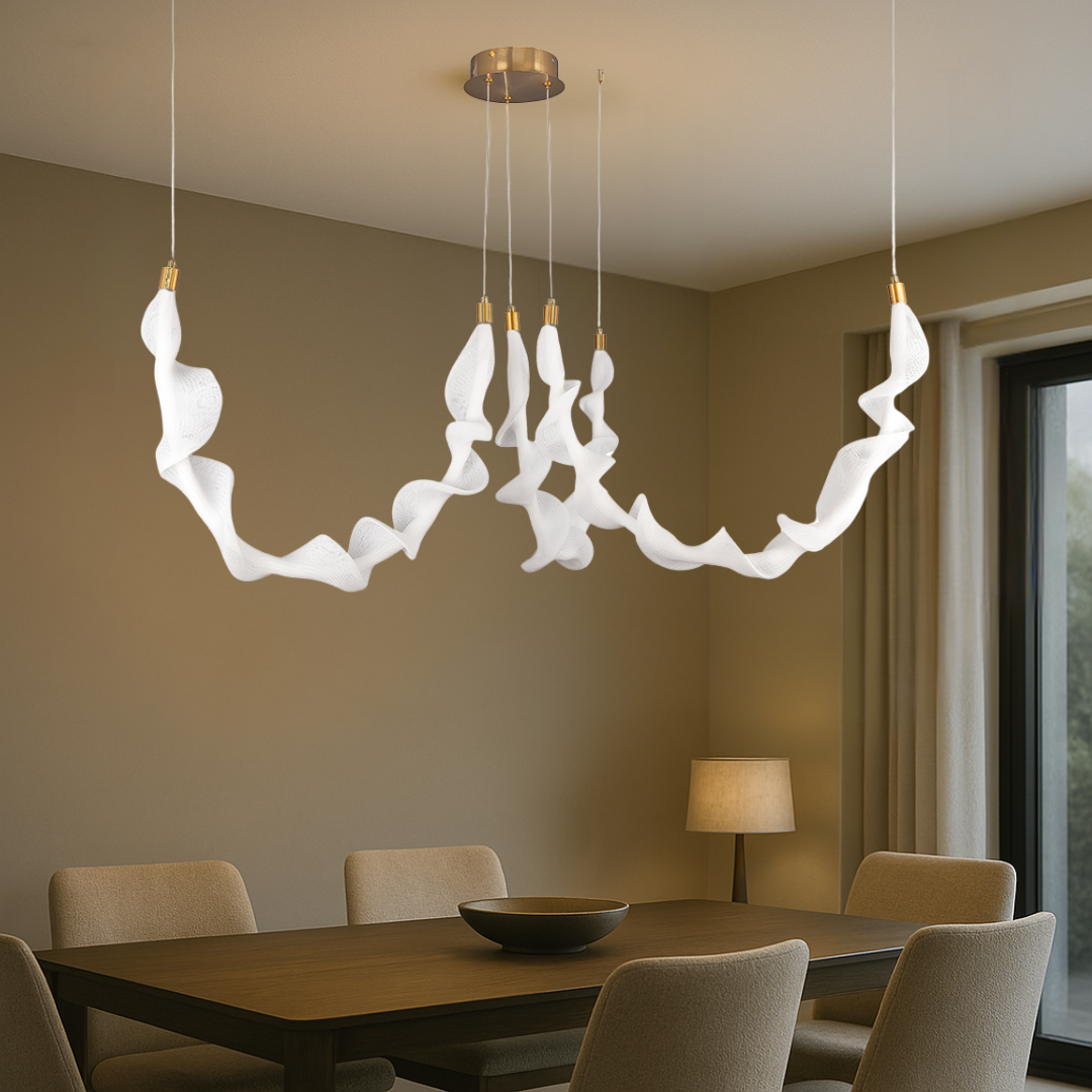 Люстра підвісна у вітальню Levistella 33W до 8 м² колір Бронзовий LVS5055, фото 1