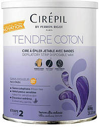 Гіпоалергенний віск для депіляції ніжної текстури Cirepil Tendre Coton (Ніжна бавовна) 800 мл