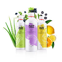 Aloe Vera 99,5% питний набір із трьох смаків. Живить, чистить, відновлює організм.