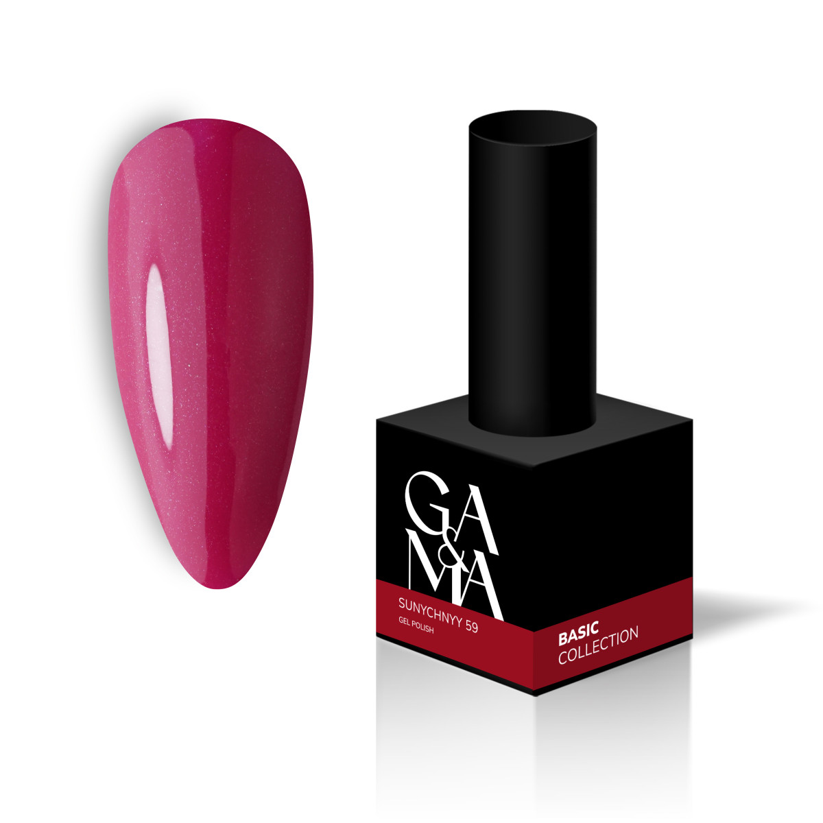 Basic collection 059 sunychnyy / Базова колекція 059 суничний 10ml GA&MA, фото 1