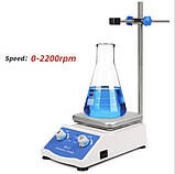 Магнітна мішалка з підігрівом ЛММ-2 (XLD-SH-2) 0-2200 об/хвил, фото 2