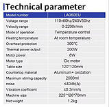 Магнітна мішалка з підігрівом ЛММ-2 (XLD-SH-2) 0-2200 об/хвил, фото 3