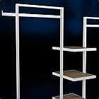 Стійка "BIPARTITE". Рейл торговий для одягу для дому та бутіка., фото 3