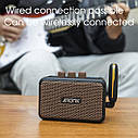 Комбопідсилювач портативний для гітари Aroma AG-04, Bluetooth, 5 ват, фото 3