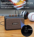 Комбопідсилювач портативний для гітари Aroma AG-04, Bluetooth, 5 ват, фото 4