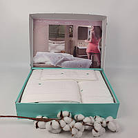 Рушники Maison D'or 3шт Soft Hearts Cotton White-Turquoise