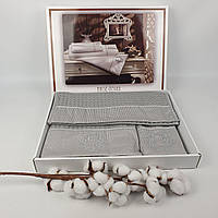 Рушники Maison D'or 3шт Brise Apone Grey