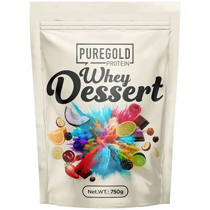Сироватковий протеїн Pure Gold Protein Whey Dessert 750 г (swiss chocolate), фото 1