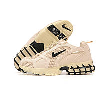 Чоловічі кросівки Найк Nike Air Zoom Spiridon Cage 2 Stussy Fossil CQ5486-200, фото 5