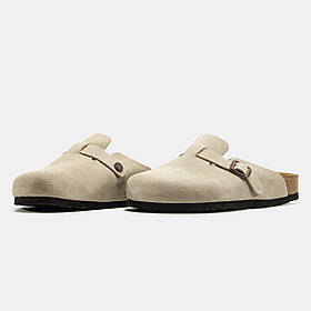 Стильні шльопанці для дівчат Birkenstock Boston. Модні шльопки жіночі Біркеншток.