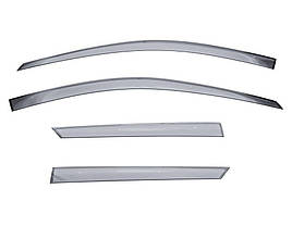 Дефлектори вікон к-т 4 шт Premium серія Toyota C-HR 2018 - 2022 Wellvisors 3-847TY060