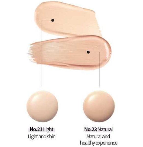 Тональный кушон с увлажнением и сиянием Arocell Glow Perfect Cushion SPF50 Тональный кушон с эффектом сияния Arocell Glow Perfect Cushion SPF50+ PA+++ №21