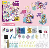 Дитячий творчий набір для створення брелків зроби сам DIY! Подарунок для дитини