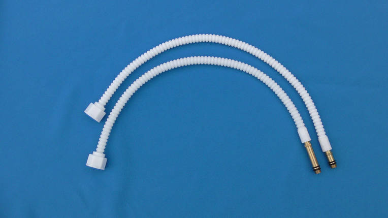 Підводка для змішувачів пластикова. M10x1 / 2 50 см, фото 1