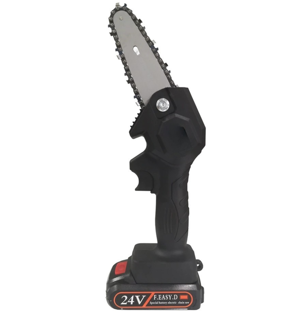 Ланцюгова пила акумуляторна Chainsaw акумулятор 24V міні пила легка ручна, фото 1