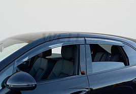 Дефлектори вікон к-т 4 шт Аеродинамічні Porsche Macan 2015 - 2022 Wellvisors 3-847PO003