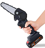 Ланцюгова пила акумуляторна Chainsaw акумулятор 24V міні пила легка ручна, фото 4