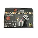 Міксер DOMOTEC R6637W з 2 л чашею/метал, 250 Вт, 7 швидкостей, з 2 вінчиками та 2 гаками для тіста, фото 6
