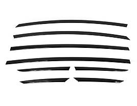 Дефлектори вікон к-т 8 шт Premium серія Tesla Model X 2016 - 2025 Wellvisors 3-847TE006
