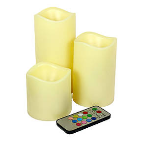 Набір світлодіодних LED свічок Luma Candles Color Changing на батарейках, фото 3