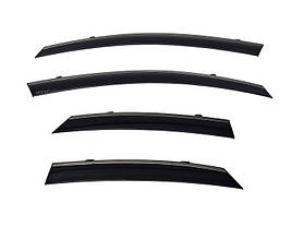 Дефлектори вікон к-т 4 шт з чорним молдингом Lexus NX 2022 + Wellvisors 3-847LX033