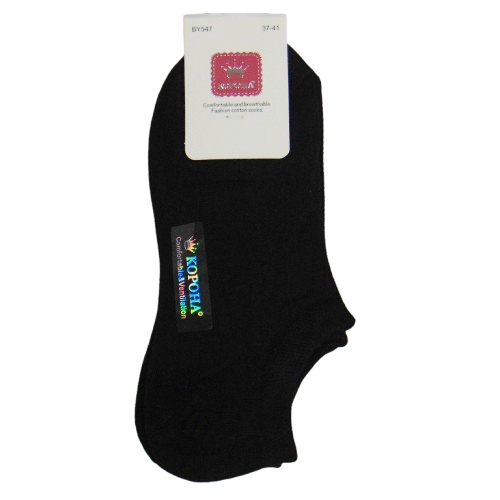 Короткі жіночі шкарпетки сітка Корона 37-41 чорні 547, фото 1