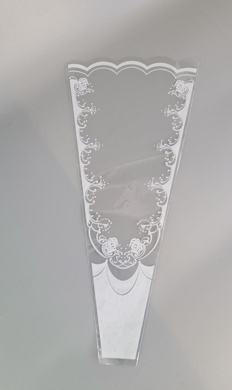 Конусні пакети для квітів h60/6низ/29верх(100 шт) візерунок 165 (5) (100 шт), фото 1