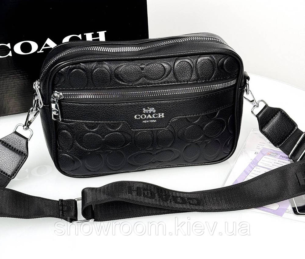 Жіноча брендова сумка crossbody Coach (1376-5)